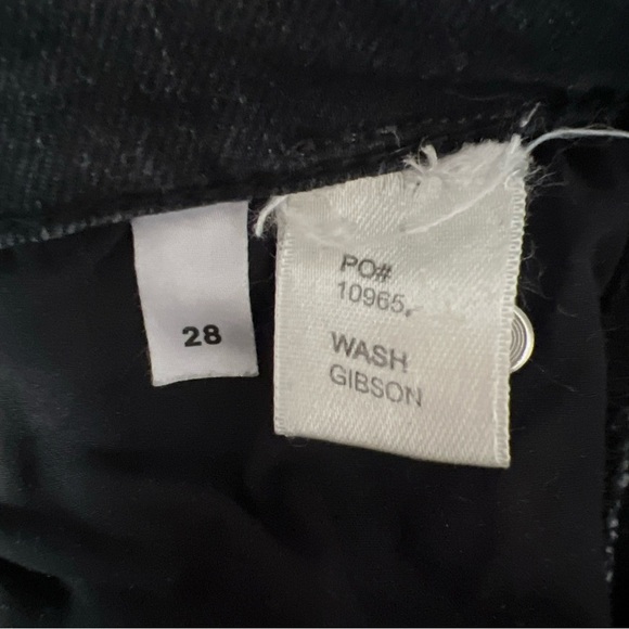 Reformation Jeans Size 28 Gibson Wash Charcoal Gray High Rise Stretch - Picture 6 of 11